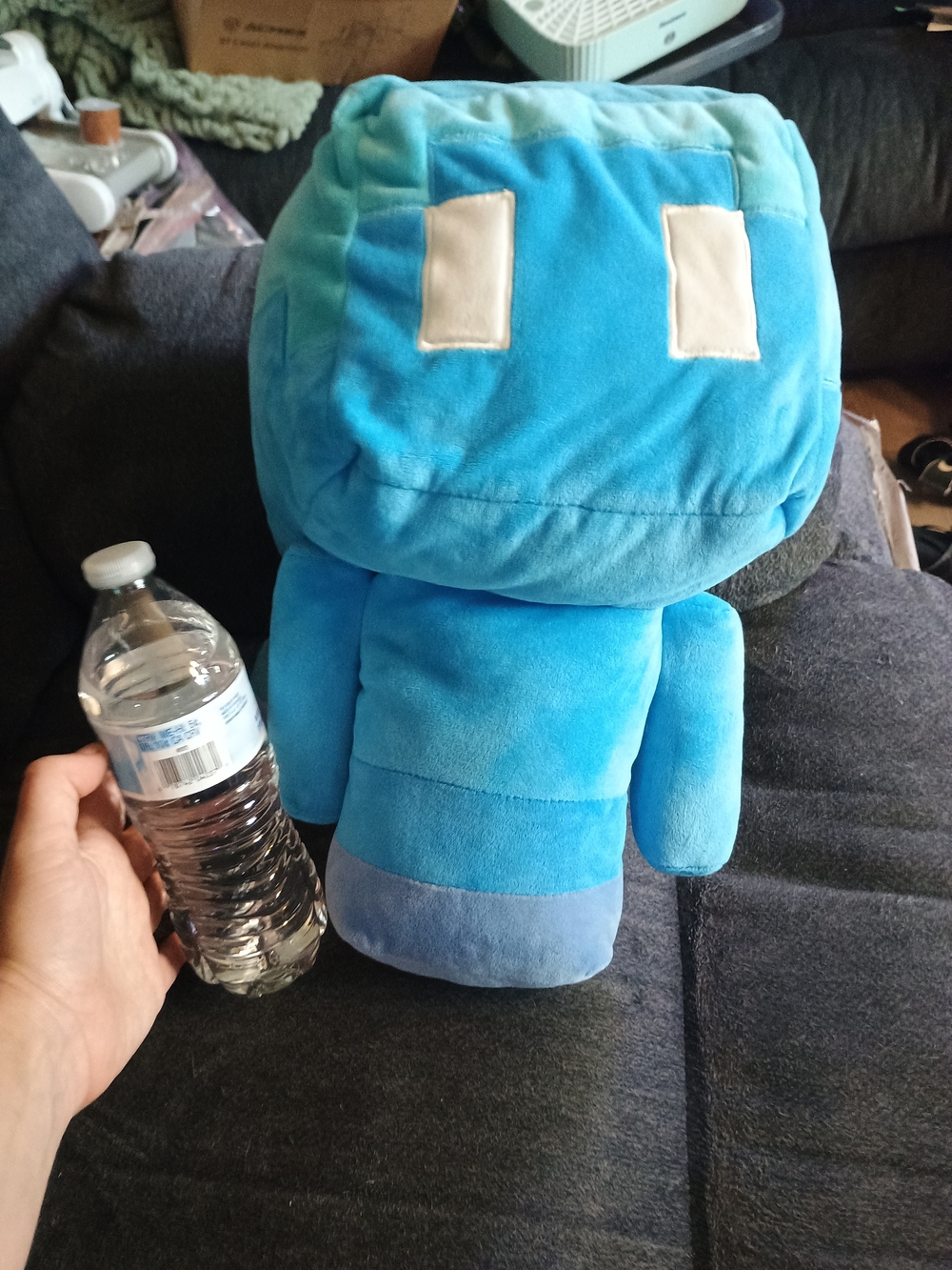 Minecraft Large Blue Plush 2022 Mojang Official Video Game Stuffed Character Toy